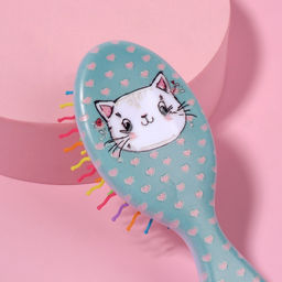 Расчёска массажная, 5.5×15(±1) см, МИКС