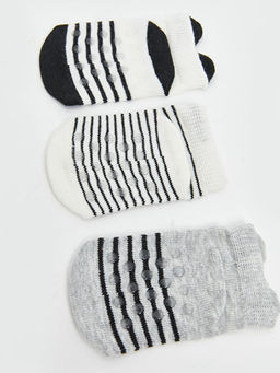 Desenli Erkek Bebek Patik ?orap 5li