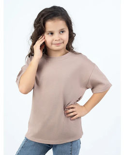 Футболка Эштон,цвет Бежевый, кулирка 100% х/б