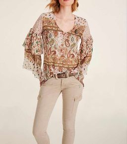 Блузка, пестрая