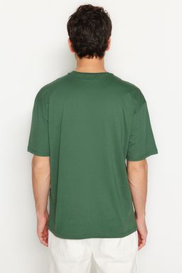 TRENDYOL MAN Bordo Oversize/Genis Kesim Bask?l? %100 Pamuklu T-Shirt TMNSS20TS1099 - Trendyolmilla фото 27