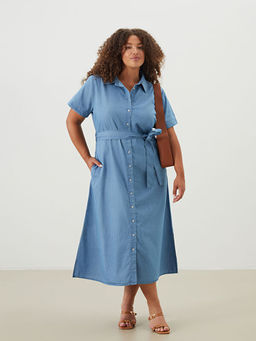 G?mlek Yaka Jean Elbise