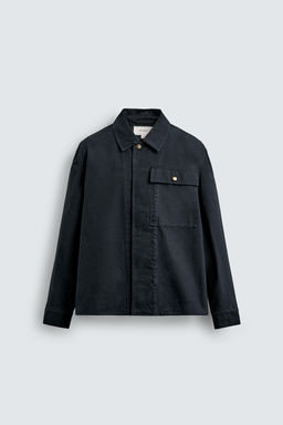 CANVAS POCKET OVERSHIRT