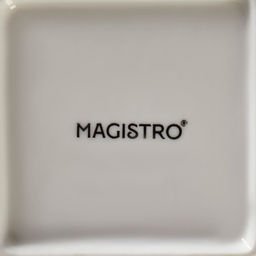 Тарелка Magistro «Цветок Бланш», 26.5×26.5 см, квадратная, фарфор, белая