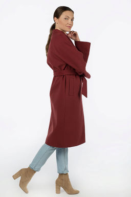 Пальто женское демисезонное (пояс) - El podio фото 2