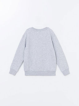 Bisiklet Yaka Basic Erkek ?ocuk Sweatshirt - Waikiki фото 3