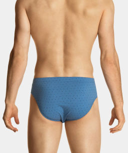 3MP-100 Трусы классика Small moons - набор 3 шт. темно-синий + красный + темно-голубой - Atlantic фото 7