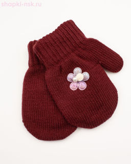 026-TMg Варежки для девочки (5-6 лет)