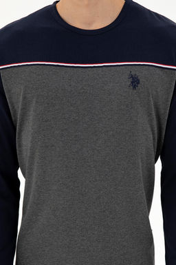 Мужской темно-синий пижамный комплект Неожиданная скидка в корзине - U.s. polo assn фото 5