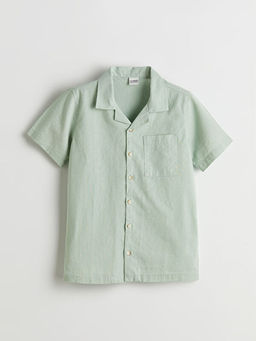 Keten Kar???ml? Erkek ?ocuk G?mlek