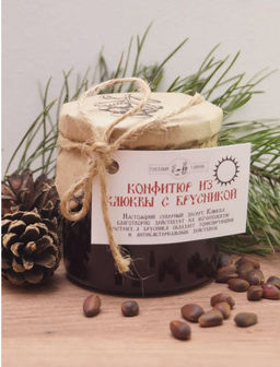 Конфитюр клюква с брусникой, 240г
