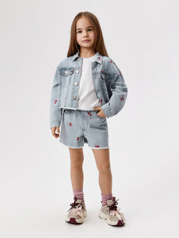 ACOOLA / Шорты джинсовые детские для девочек Orta_sh светло-голубой