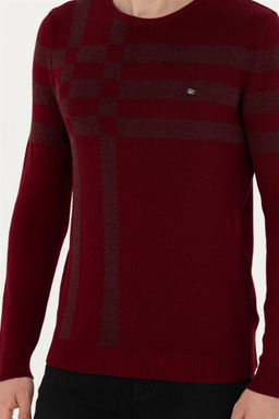 Мужской бордово-красный свитер - U.s. polo assn фото 6