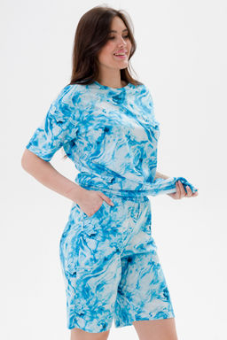 Костюм из кулирки унисекс дым бирюза - Амадэль фото 12