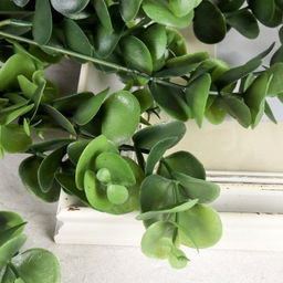 Цена за 2 шт. Зелень искусственная 58 см / GA699 /уп 2/250/ (Зеленый с напылением) - Галеонтрейд фото 5