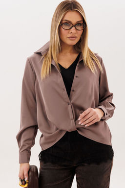 Блуза ANELLI 1663 поцелуй капучино  фото 6