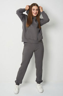 Арт.2904 Костюм женский с начесом 44-52 (5 шт) Цвет:темно-серый - Калинка фото 12