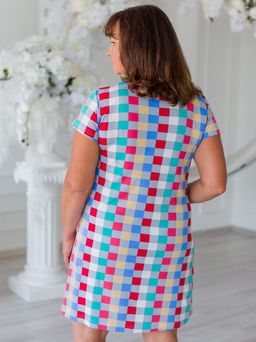 Туника женская из интерлока Рокси светло-серый - Амадэль фото 2