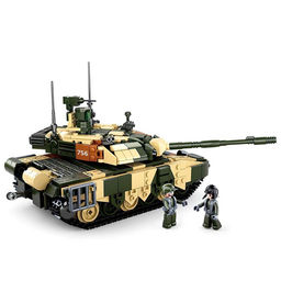 Конструктор Sluban «Модельки. Российский танк», 758 деталей
