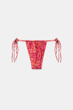 BRAGUITA BIKINI ESTAMPADO FLORES LAZADAS / Rosa - Zara фото 6