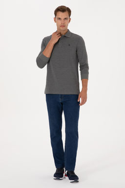 Erkek Antrasit Melanj Basic Sweatshirt Sepette S_rpriz _ndirim - U.s. polo assn фото 11