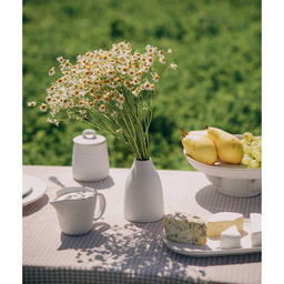 Ваза SL Home «Арена Бланка», 9×9×13.5 см, керамика, белая