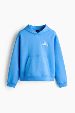 Sudadera con motivo y capucha Loose Fit