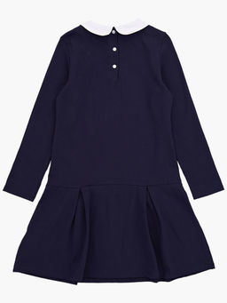 Платье для девочки в школу синее UD 7702 т.синий - Mini maxi фото 4