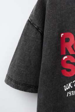 ROLLING STONES  WASHED-EFFECT T-SHIRT - Zara фото 4