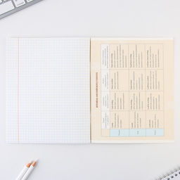 Предметная тетрадь, 48 листов, КОТ, со справочными материалами Английский язык, обложка мелованный картон 230 гр., внутренний блок в клетку 80 гр., белизна 96%,блок №1. - Artfox study фото 4