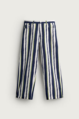 PANTAL?N STRAIGHT FIT RAYAS / Marino - Zara фото 7
