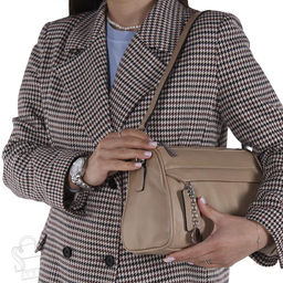 Сумка женская кожаная 22-09VG beige Vitelli Grassi  фото 2