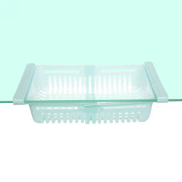 Цена за 3 шт. Полка пластиковая в холодильник раздвижная 20/27,5*15*6см