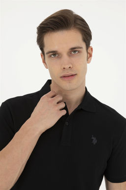 Мужская черная базовая футболка Неожиданная скидка в корзине - U.s. polo assn фото 2