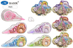 Корректирующие ленты 4шт. Basir "Забавные животные" (7025)