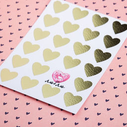 Цена за 5 шт. Открытка на акварельном картоне с тиснением Люблю, 7.5?10.5 см