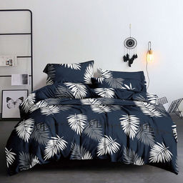 Постельное белье, комплект 1,5 спальный "Чарующая ночь" 4 предмета: пододеяльник 145х215см, простыня 150х220см, 2 наволочки 70х70см с клапаном-запахом, полисатин "Премиум SP" 85г/м2, упаковка "классическая" ПВХ 32х41см, "Домашняя мода" (Россия)