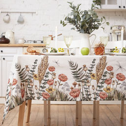 Скатерть «Этель» Kitchen collection, 149×220 см, 100% хлопок, репс 210 г/м²