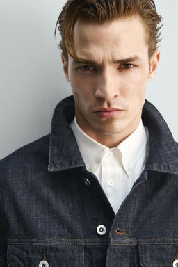 CROPPED FIT LIMITED EDITION DENIM JACKET - Zara фото 5