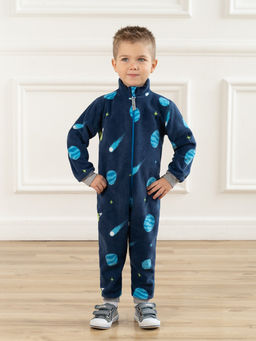 Комбинезон детский черный абстракция - Утенок фото 3