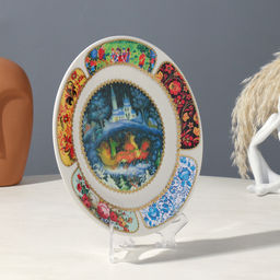 Тарелка декоративная Тройка, вид 2, настенная, D = 20 см - Simaland фото 3