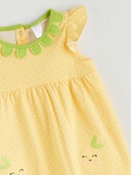 Bisiklet Yaka K?z Bebek F?rf?rl? Tulum