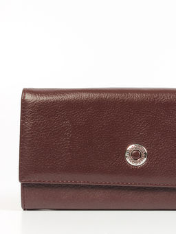 LACCOMA кошелек LA-1081-темно-бордовый натуральная кожа  фото 3