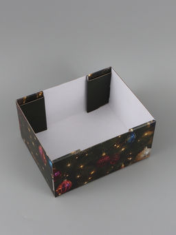 Коробка складная, с крышкой, "С Новым годом", 31 х 25,5 х 16 см, Мосфильм, Бриллиантовая рука   1100