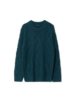 Джемпер с узорной вязкой B2876/hironel - Emka фото 13