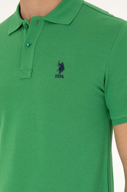 U. S. Polo Assn / Мужская зеленая базовая футболка - U.s. polo assn фото 7