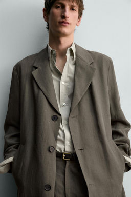 LEVITA 100% LINO LIMITED EDITION / Verde gris - Zara фото 7