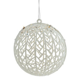 Украшение новогоднее "Шар", D 10 см, L10 W10 H11 см