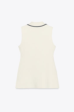TRIM KNIT WAISTCOAT - Zara фото 8