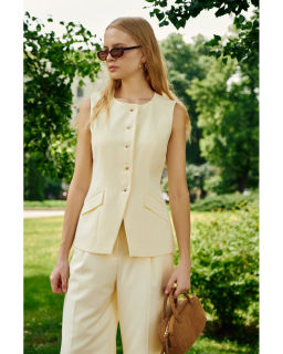 Жилет THE VERY 2428 сливочное масло